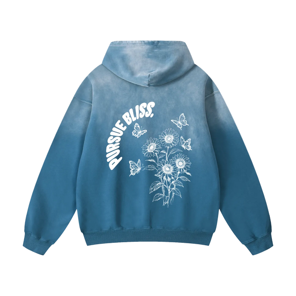 Spring Bliss Heavyweight Sunfade Oversized Hoodie