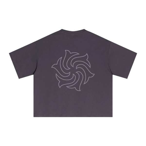 Logo Purple Quick Dry Boxy T-Shirt